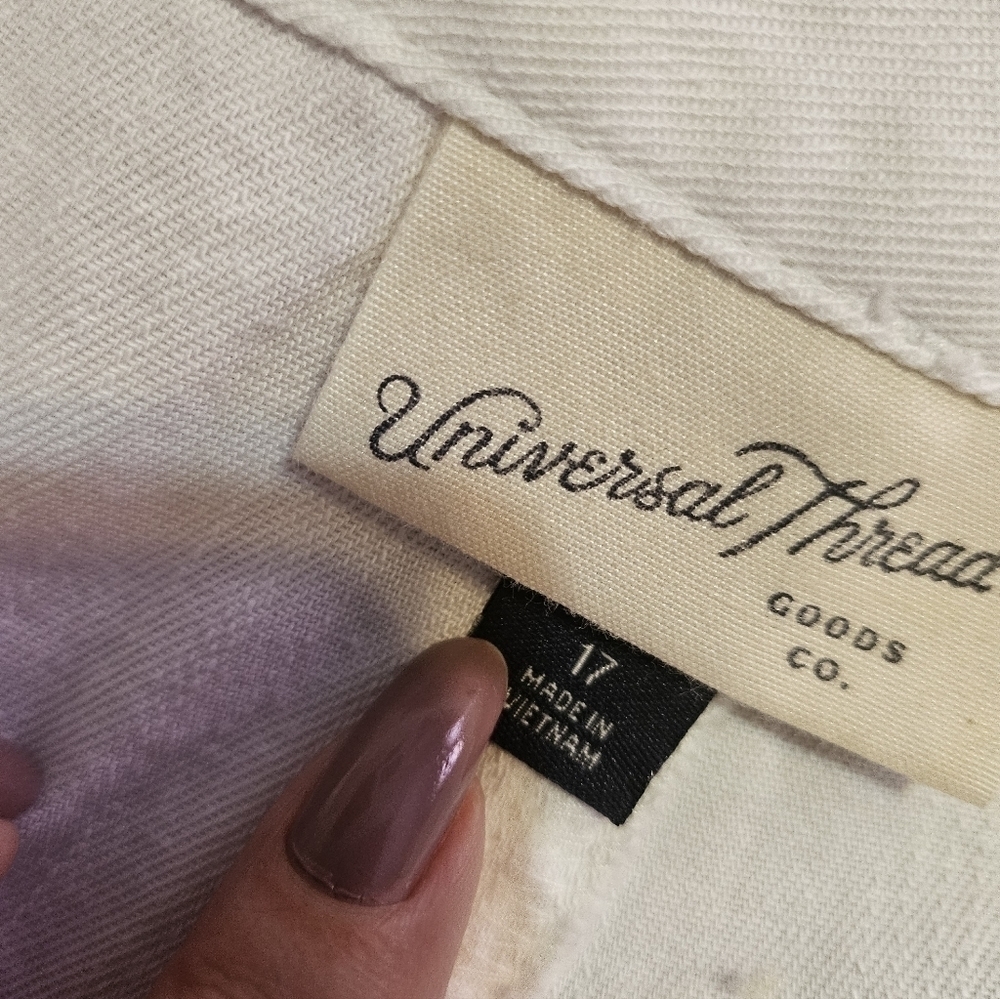 NEW Universal Thread High Rise White Utility Shorts - Picture 8 of 13